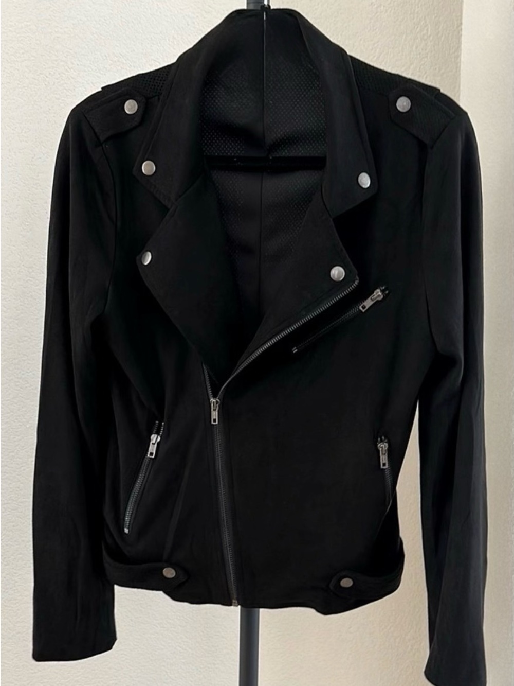 Pixley Black Moto-Style Women's Leather Jacket
